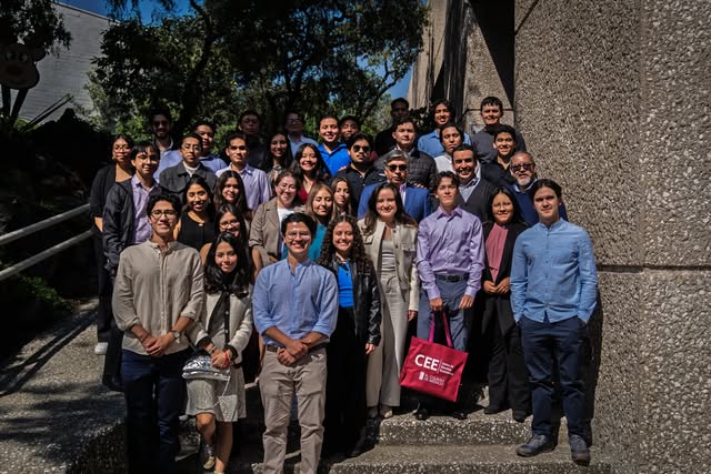 Equipo de Nexus Forum en una visita académica a El Colegio de México